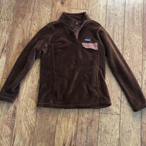 Brown Patagonia Retool Snap Fleece (Medium)